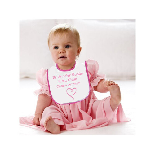 Anneler Günü Hediyesi Önlük, Body ve Anı Defteri - Pembe