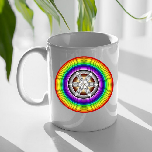 Atlantis Mandalası Kupa Bardak