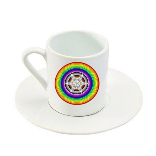 Atlantis Mandalası Kahve Fincanı