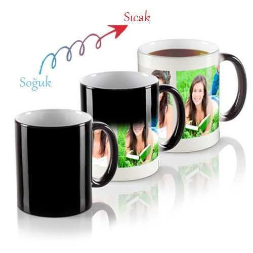 Fotoğraf Baskılı Sihirli Kupa Bardak