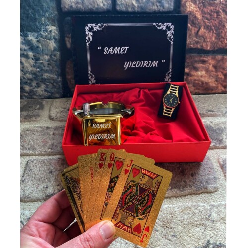 İskambil Kağıtlı Gold Hediye Seti