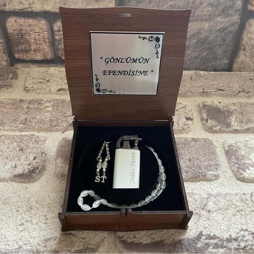 Karanlıkta Parlayan Timsah Çakmak ve Tespih Seti