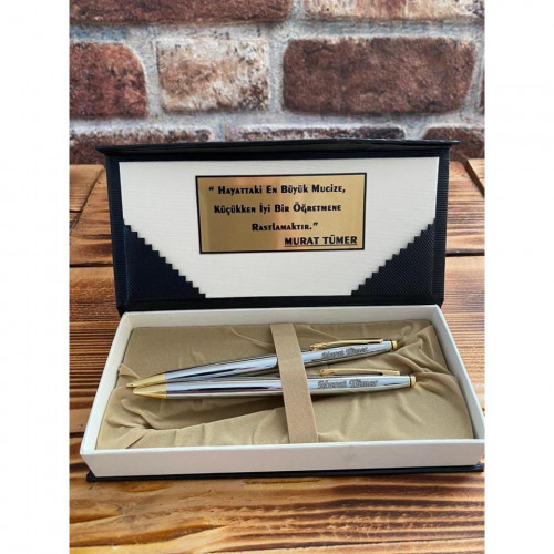 Kişiye Özel 2li Lüx Kalem Seti