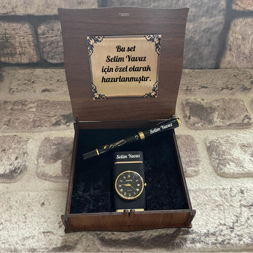 Kişiye Özel Atatürk Kalem ve Çakmak Seti