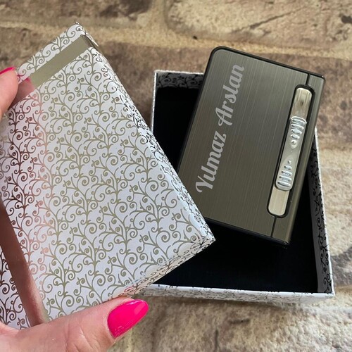 Kişiye Özel Çakmaklı Sigara Kutusu