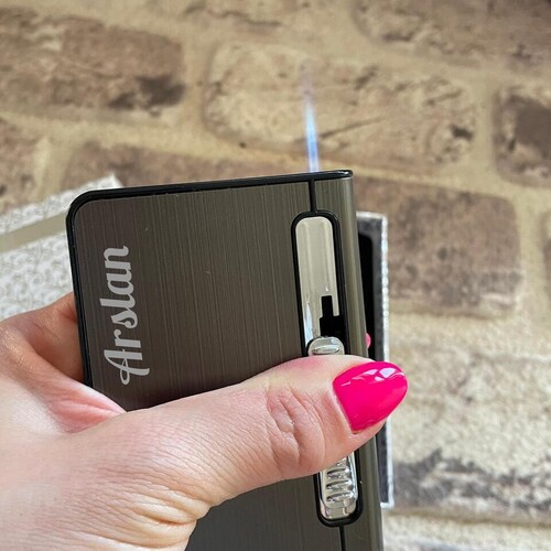 Kişiye Özel Çakmaklı Sigara Kutusu