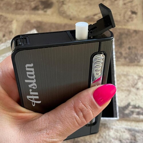 Kişiye Özel Çakmaklı Sigara Kutusu