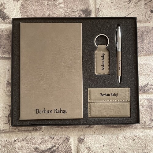 Kişiye Özel Deri Set