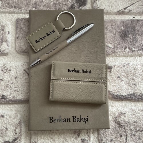 Kişiye Özel Deri Set