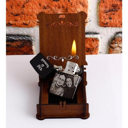 Kişiye Özel Fotoğraf İşlemeli Metal Çakmak