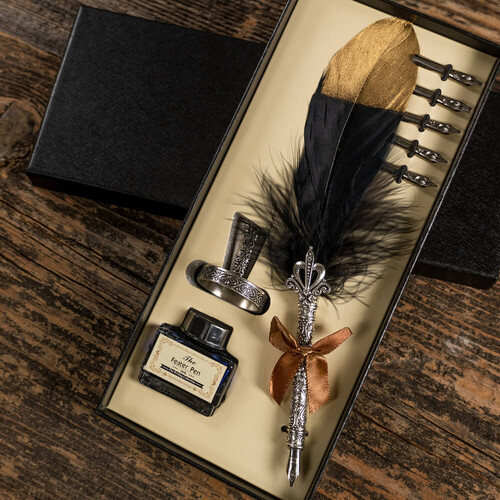 Kişiye Özel Kutulu Divit Dolma Kalem Seti