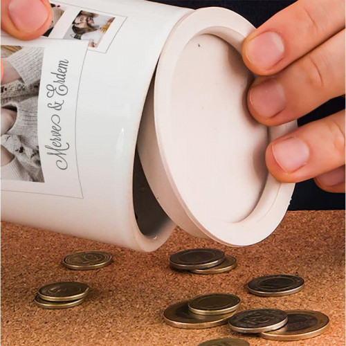 Kişiye Özel Mesajı Porselen Kumbara