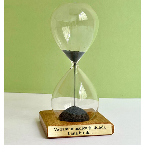 Kişiye Özel Mesajlı Mıknatıslı Kum Saati
