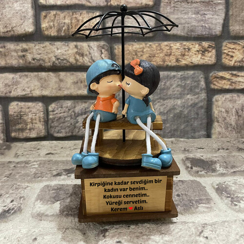 Kişiye Özel Romantik Aşıklar Müzik Kutusu