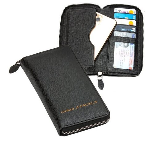 Kişiye Özel Telefon Bölmeli Cüzdan