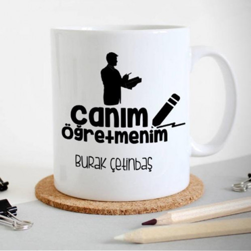Öğretmene Hediye Kupa Bardak - Canım Öğretmenim