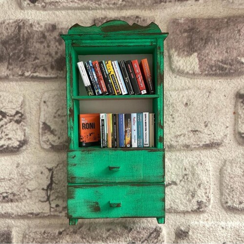 Öğretmene Hediye Minyatür Ahşap Kütüphane