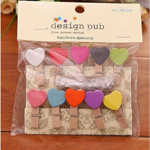 Renkli Kalpli Mandal Seti 10lu