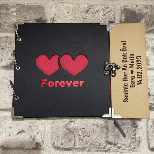 Sevgiliye Özel Mesajlı Fotoğraf Albümü