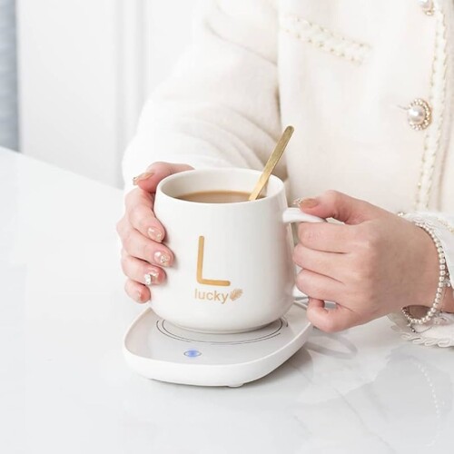 USB Isıtıcılı Kapaklı Kupa Bardak Seti