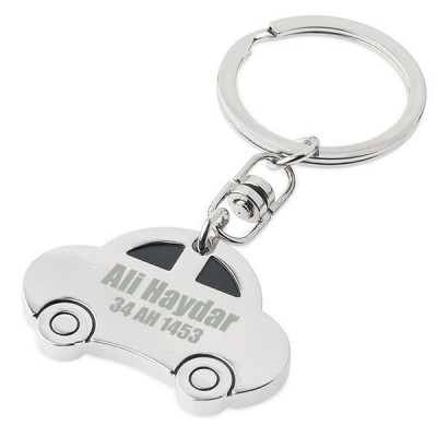 Araba Şeklinde Metal Anahtarlık