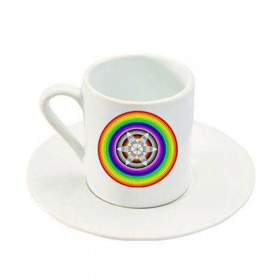 Atlantis Mandalası Kahve Fincanı