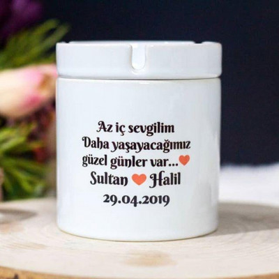 Az İç Sevgilim Seramik Küllük