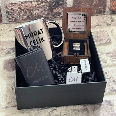 Erkeğe Silver Hediye Seti