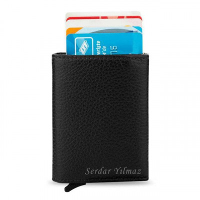 İsme Özel Mekanizmalı Kartvizitlik Cüzdan