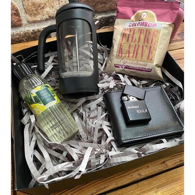 Kişiye Özel Filtre Kahveli Hediye Seti