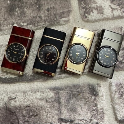 Kişiye Özel Saatli Çakmak 4 Renk Seçeneği