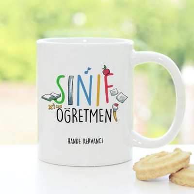 Öğretmene Hediye Kupa Bardak - Sınıf Öğretmeni