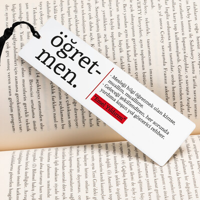 Öğretmene Özel Kitap Ayracı